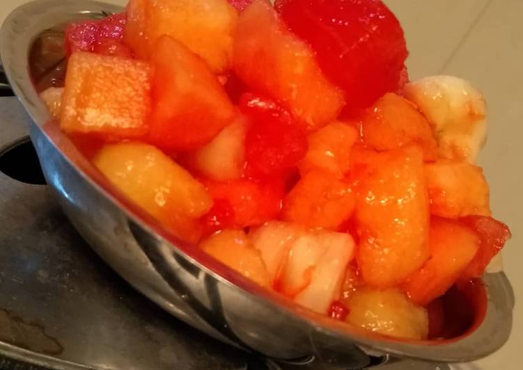 Ensalada de frutas tropicales