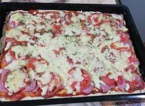 Una foto de Masa para pizza (con aceite)