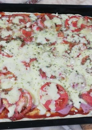 Una foto de Masa para pizza (con aceite)