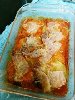 Una foto de Pizza calabacín