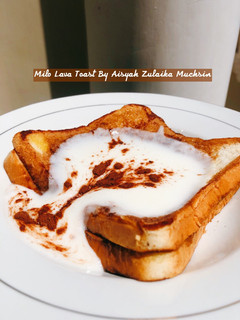 Foto resep Milo Lava Toast