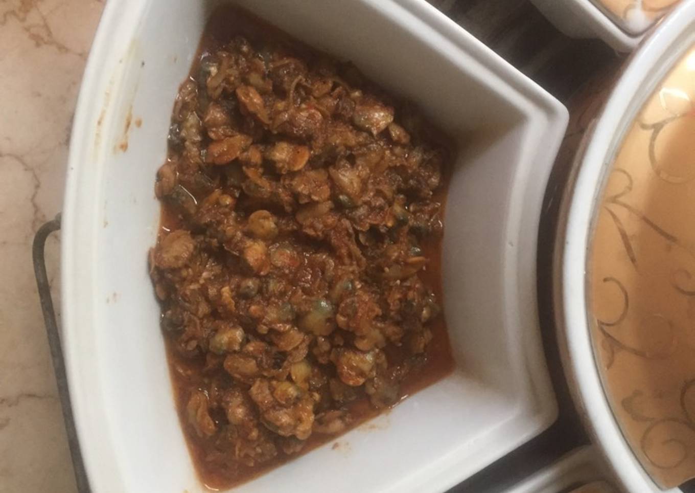 Rendang Kerang praktis 15 menit aja