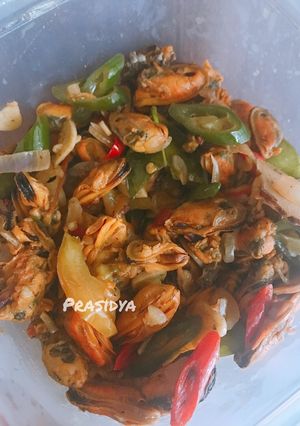 Foto resep Kerang Kupas Cabe Ijo ala Warteg