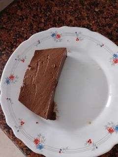 Una foto de Pannacota de chocolate