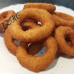 A picture of 🥗 Crispy Onion Rings 🥗.