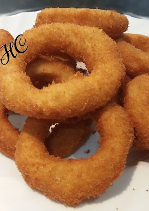 A picture of 🥗 Crispy Onion Rings 🥗.