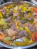 Bò om dưa