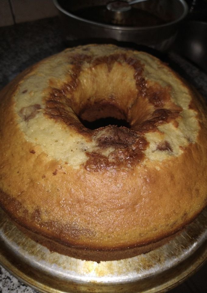 Una foto de Budín marmolado