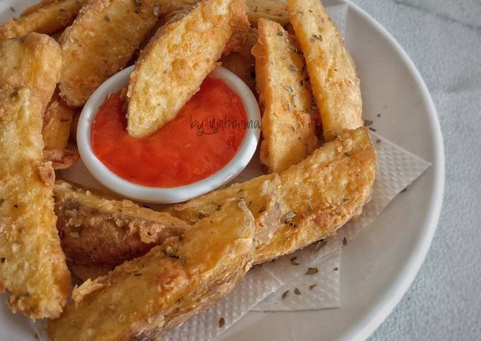 Cara Gampang Menyiapkan Fried Potato Wedges Anti Gagal