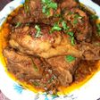 Fry chicken with gravy