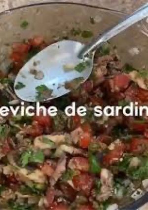 Una foto de Ceviche de sardina