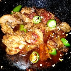 A picture of Chicken koyla karahi.
