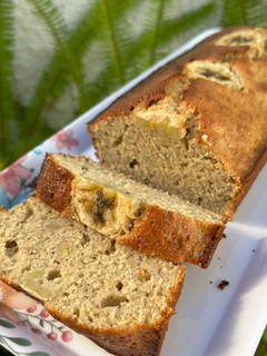 Una foto de Budín de Banana
