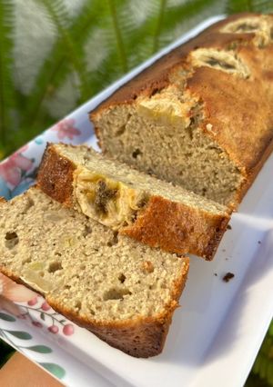 Una foto de Budín de Banana