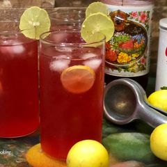A picture of RoohAfza Lemonade – Summer Drink – Kid’s Favorite – RoohAfza Nimbu Sharbat.