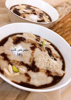 عکسی از دستور حلیم بلغور گندم