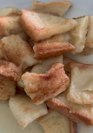 Foto resep Kue pancong roti tawar caramel dengan teflon