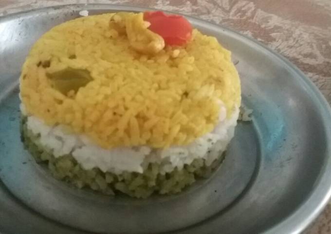 Tri colour pulao