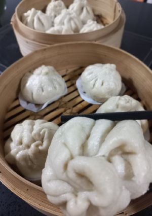 Una foto de Baozi de Pollo