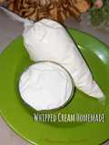 Whipped Cream Homemade