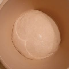 Pizza dough A picture of Pizza dough.