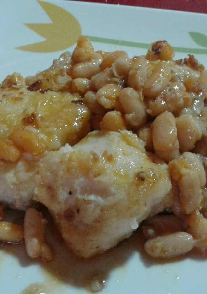 Una foto de Bacalao a la llauna