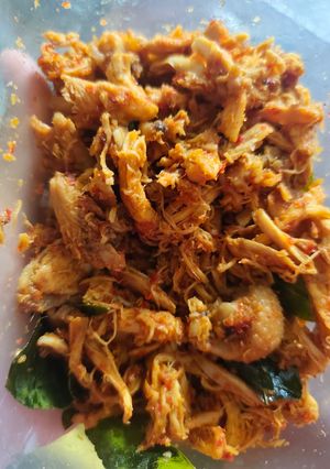 Foto resep Ayam Suwir pedas