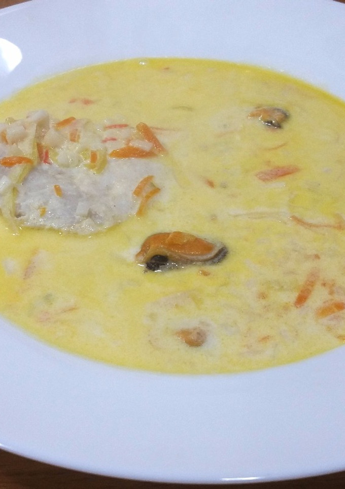 Una foto de Sopa marinera
