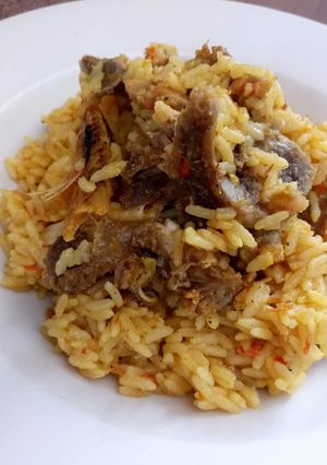 A picture of Palmoil rice.
