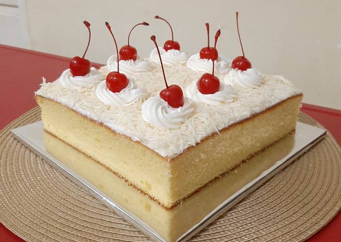 Resep Bolu / Cake Vanila - Pakai Oven Tangkring oleh Yeti Titi - Cookpad