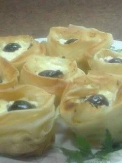 صورة لوصفة جلاش بالجبنه والزيتون