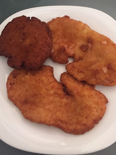 Una foto de Pechugas empanadas