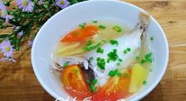 Hình ảnh món Canh cá bã trầu nấu thơm cà