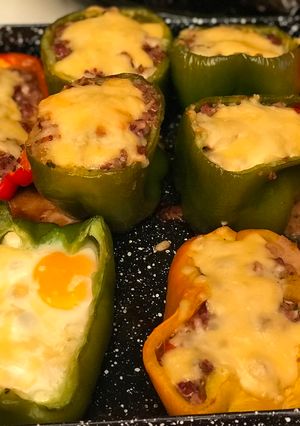 Una foto de Pimientos rellenos