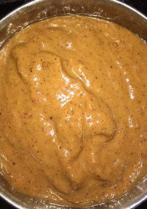 A picture of Tomato onion chutney.