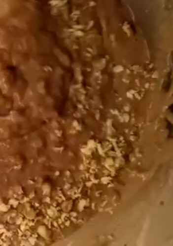 Una foto de Queque vegano de chocolate y banana
