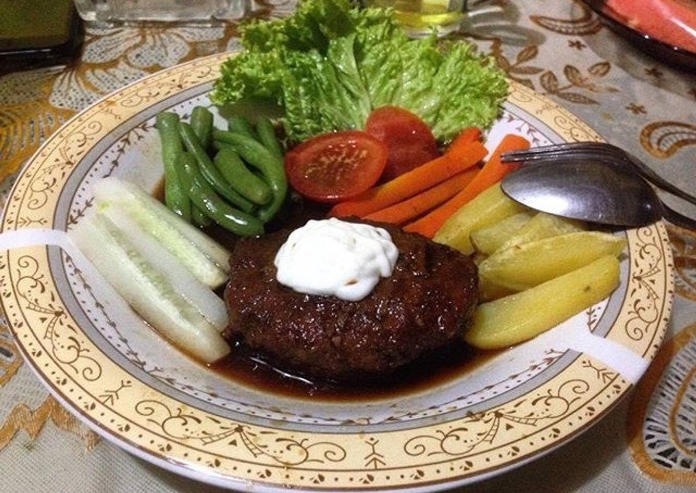Selad beef homemade