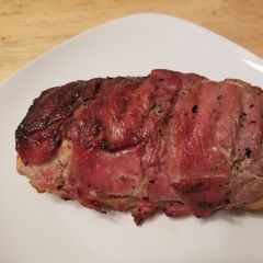 Smoked Prosciutto Wrapped Pork Loin A picture of Smoked Prosciutto Wrapped Pork Loin.