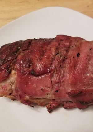 A picture of Smoked Prosciutto Wrapped Pork Loin.
