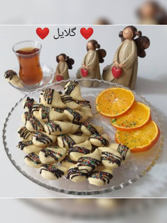 عکسی از دستور شیرینی پرتقالی شکلاتی 😋