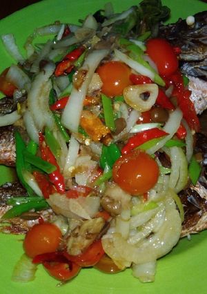 Foto resep Ikan goreng siram kuah tauco