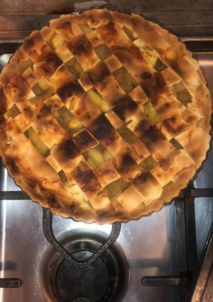 Una foto de Kuchen de pera