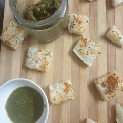 A picture of Guilt free Dhokla.