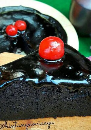 Foto resep Coklat steamed cake with ganache