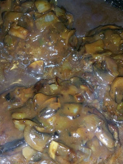 A picture of Hamburger steak.
