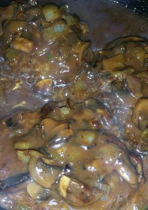 A picture of Hamburger steak.
