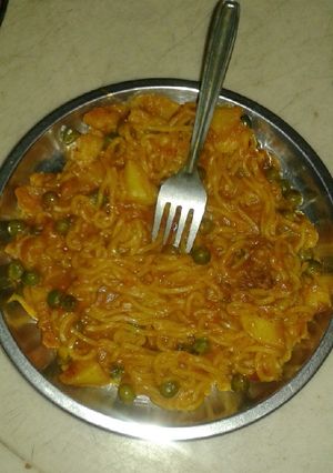 A picture of Veg maggi.