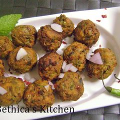 A picture of Ramadan Special - Vegetable Peel Pakora / Fried Fritters.