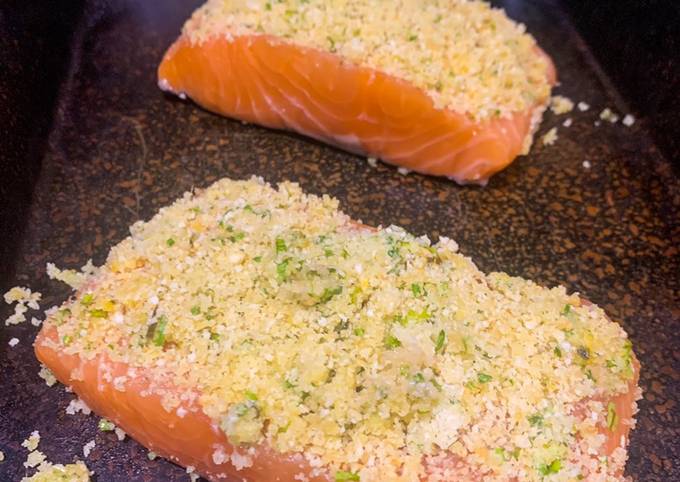 Recipe of Ultimate Crispy baked salmon