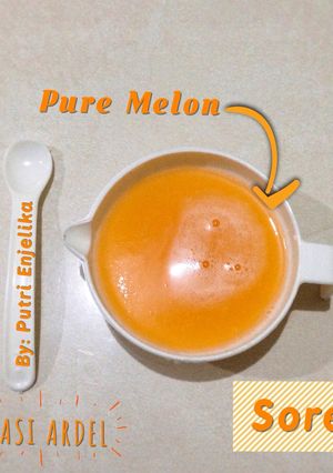 Foto resep Pure Melon Golden#mpasi